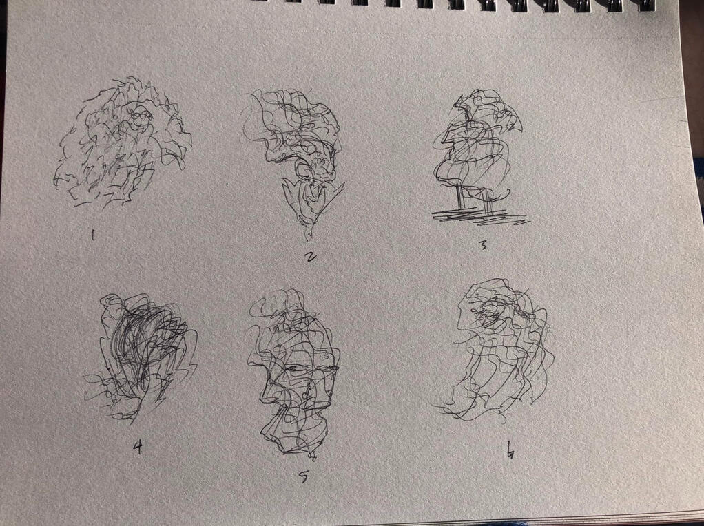 Learning to be loose and open with your sketches can really bring joy as well as confidence in yourself.